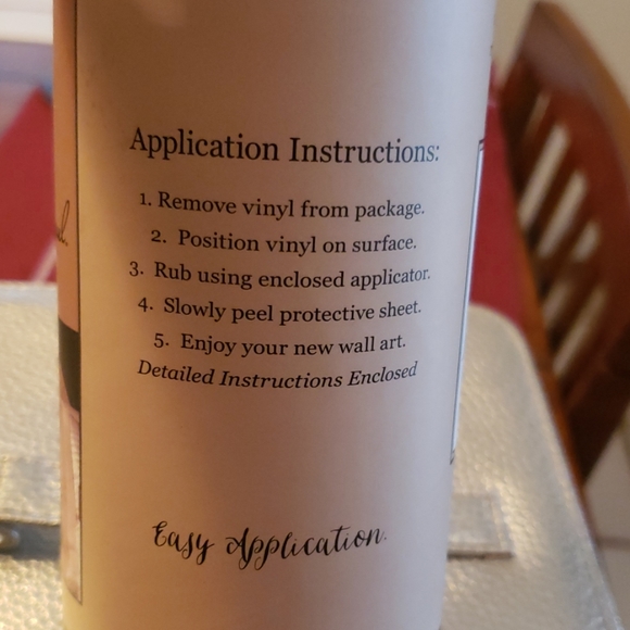 Vinyl wall art - Picture 3 of 4